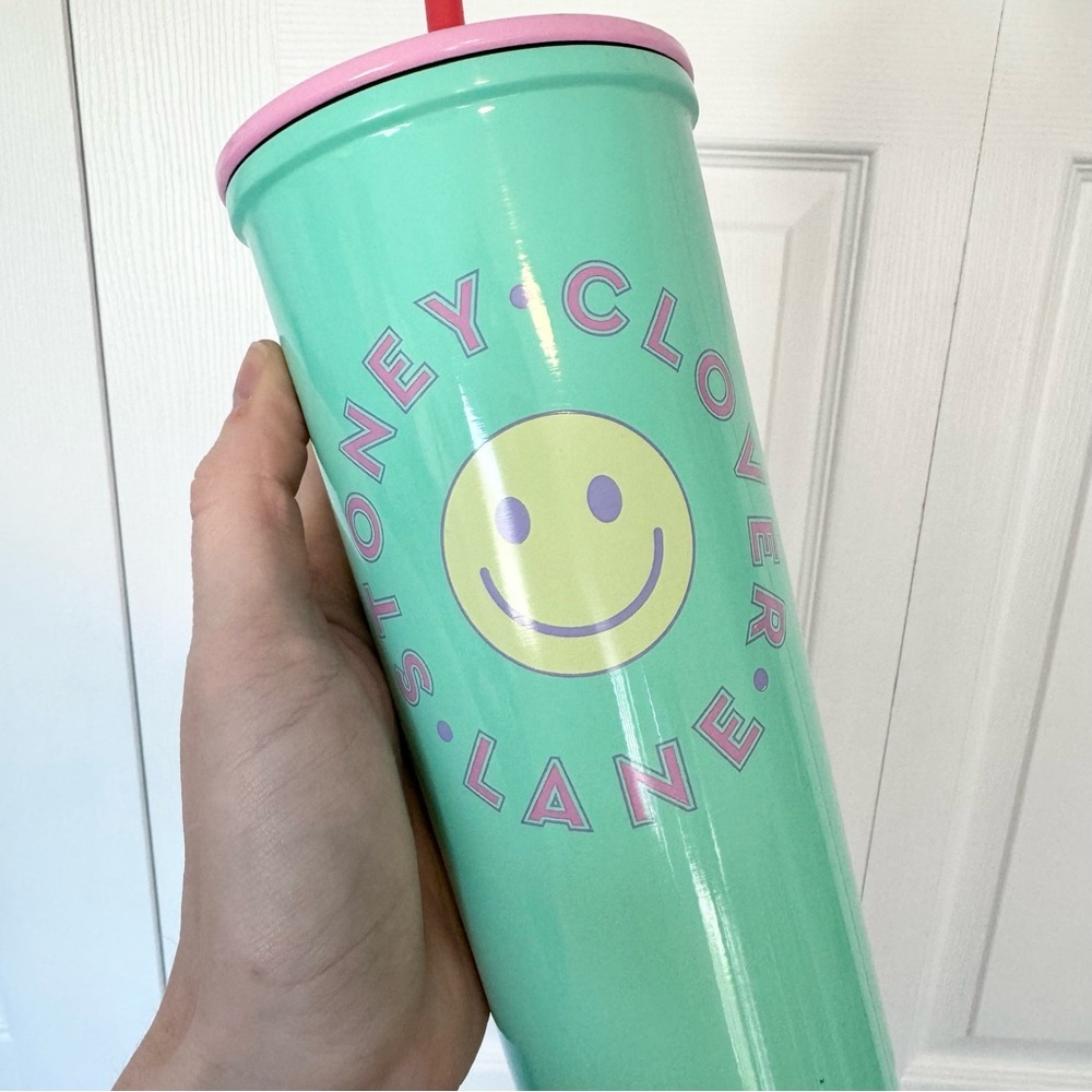 Target x Stoney Clover Lane mint metal tumbler cup